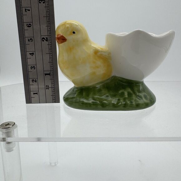 Bordallo Pinheiro For Sur La Table Egg Cup Cracked Eggshell with Chick Portugal - Picture 5 of 8